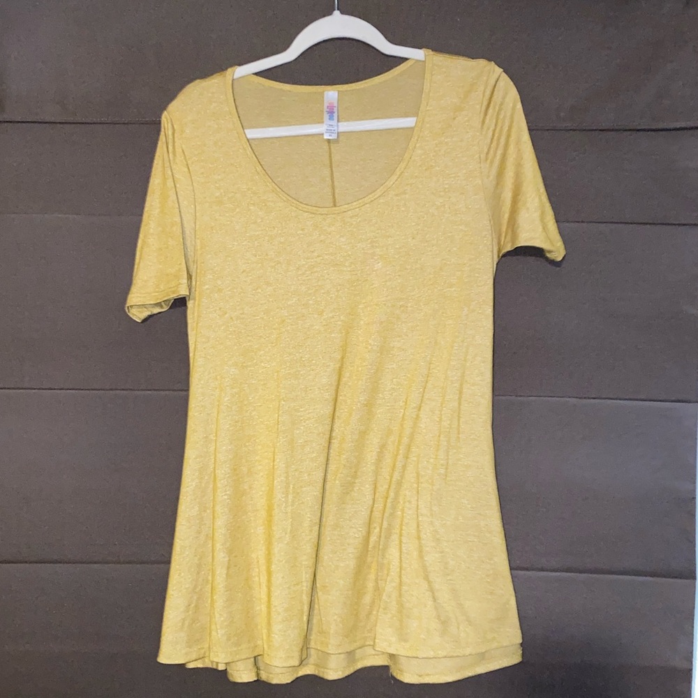 Gold lularoe t-shirt